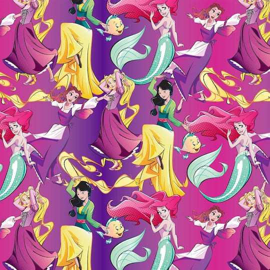 Springs Creative Disney® Princess All Over Cotton Fabric